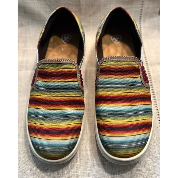 Ariat Women's Ryder Old Muted Serape Slip On Shoe Size 9 - Picture 1 of 6